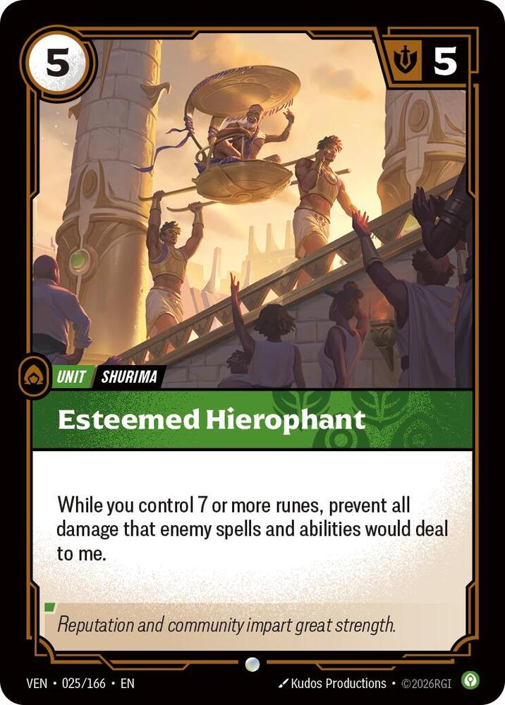 Esteemed Hierophant [Foil] #25