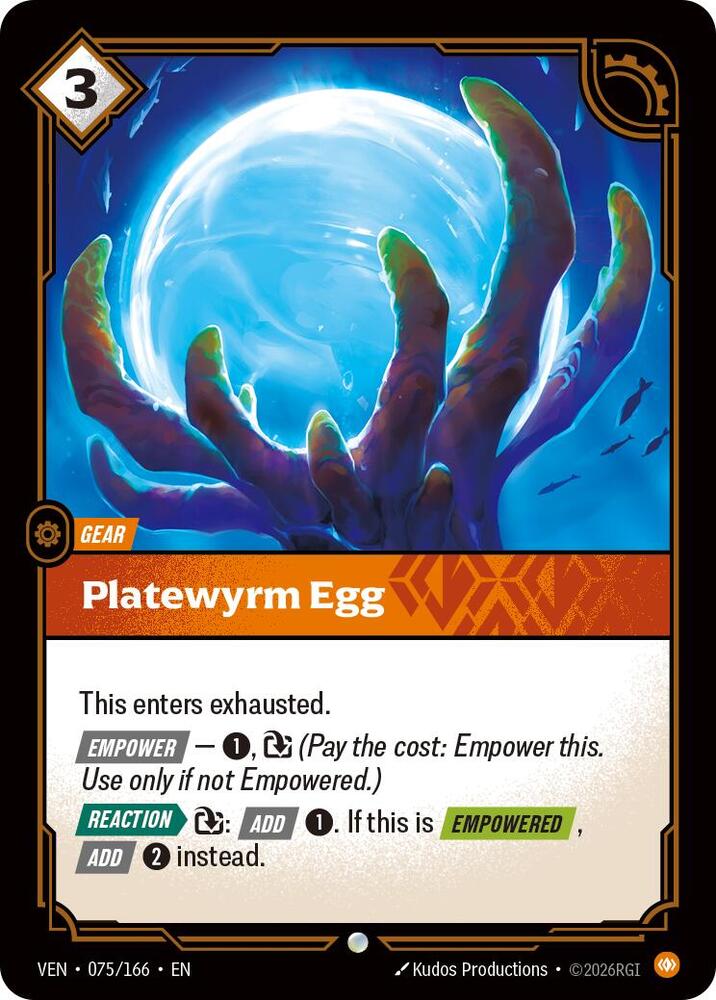 Platewyrm Egg [Foil] #075