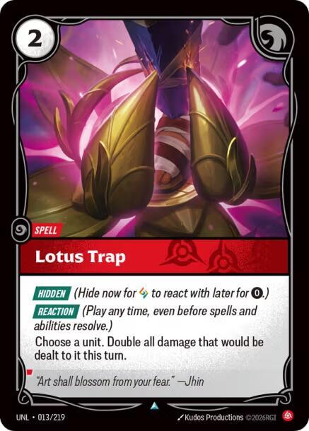 Lotus Trap #13