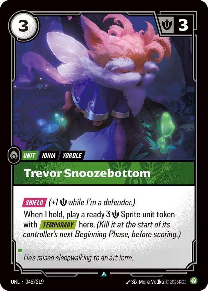 Trevor Snoozebottom #48