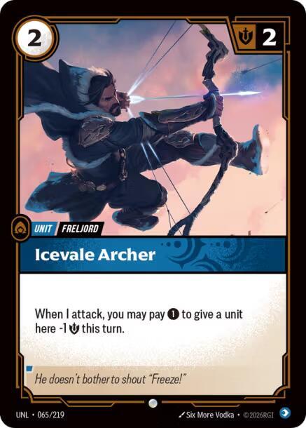 Icevale Archer [Foil] #65