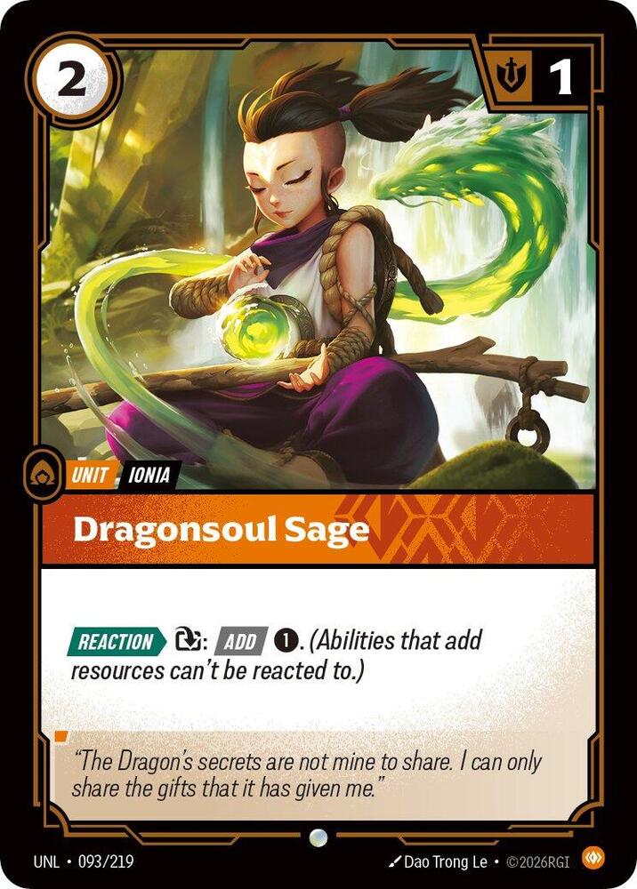Dragonsoul Sage [Foil] #93