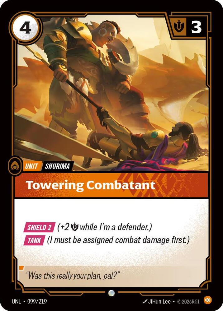 Towering Combatant #99