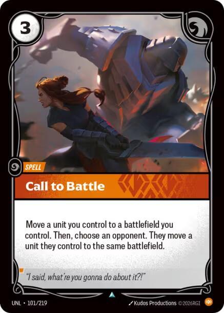 Call to Battle #101