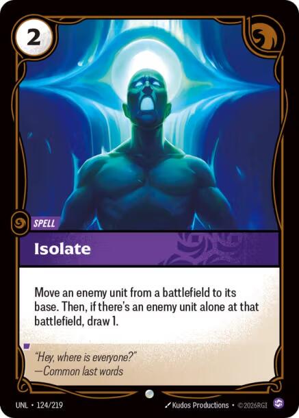Isolate [Foil] #124