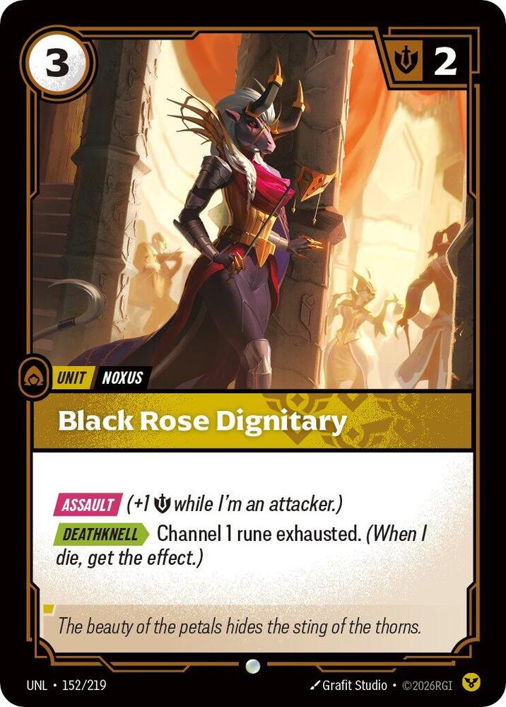 Black Rose Dignitary #152