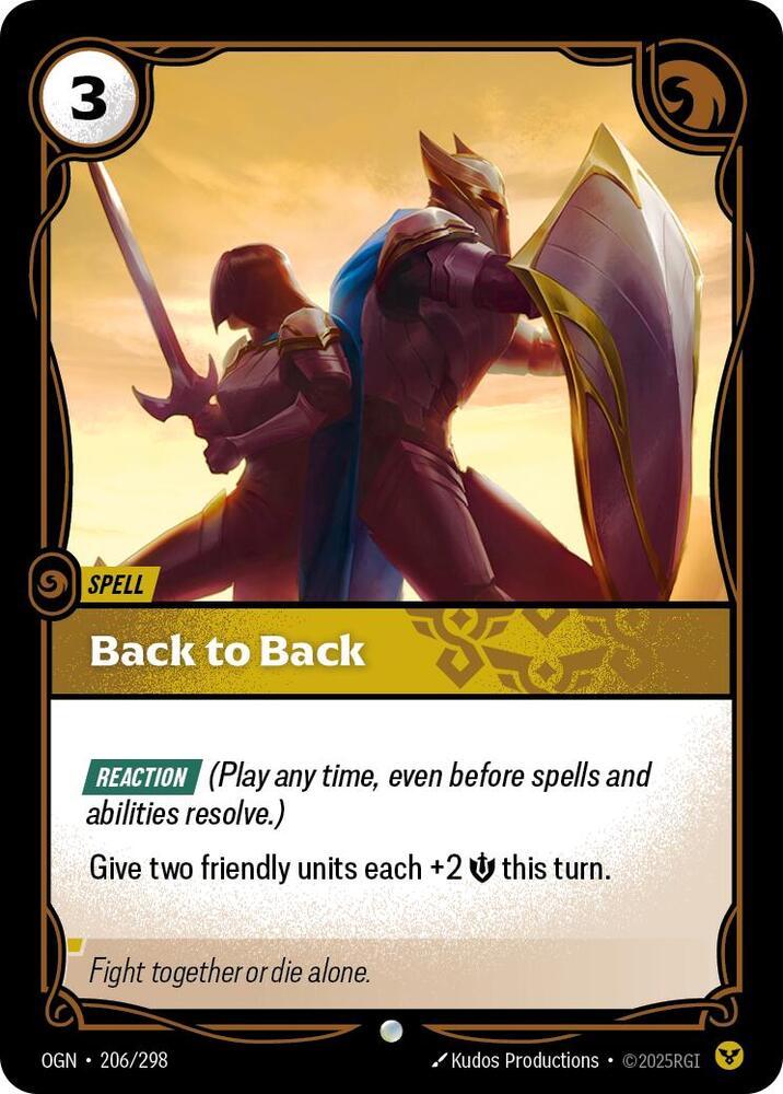 Back To Back [Foil] #206